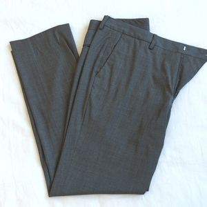 Bonobos Grey Jetsetter Stretch Wool Suit Pant, 35 Waist, 32 Length, Slim Fit.